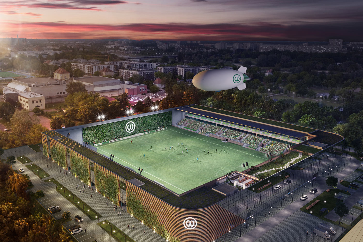 Poland’s Warta Poznan unveil plans for vegetation ‘stand’