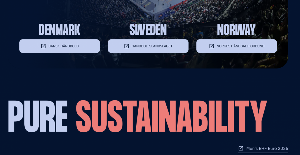 Pure Promise: A Game Plan for a Greener Scandinavian Championship in Handball