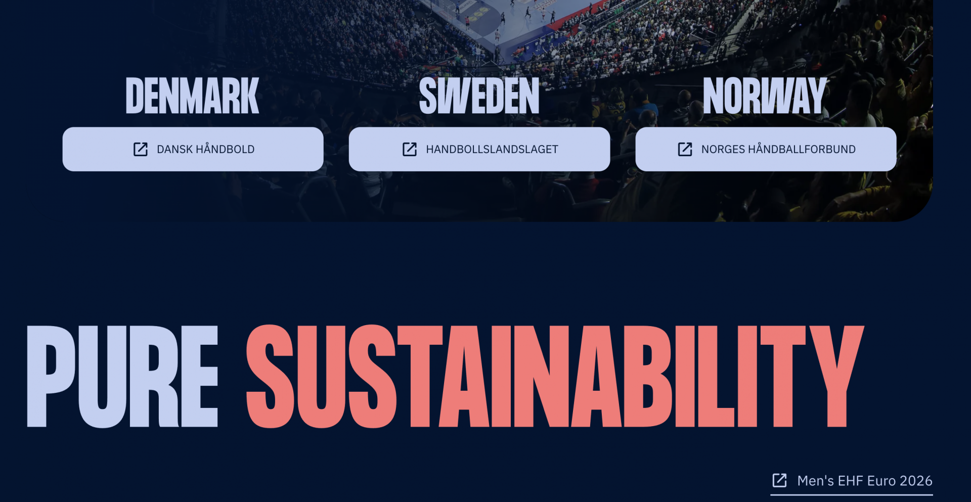 Pure Promise: A Game Plan for a Greener Scandinavian Championship in Handball