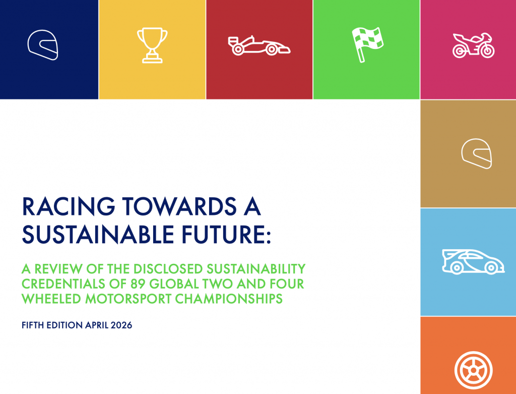 Motorsport Accelerates Towards Net Zero. Formula E, Formula One and MotoGP lead sustainability index