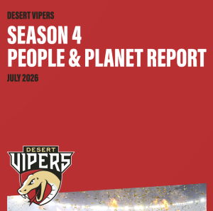 Playing with Purpose: Desert Vipers Set a New Benchmark for Sustainable Cricket